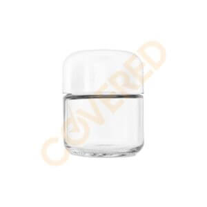 2oz Glass Jar / Arch White CR Cap (200 Count)