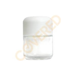 3oz Glass Jar / Arch White CR Cap (150 Count)