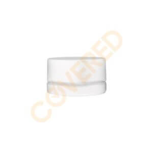 5ml Round White Glass Concentrate Container / CR White Cap (504 Count) (Copy)