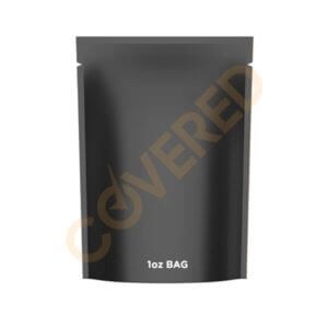 1oz Black Mylar Bag (1000 Count)