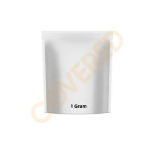 1g White Mylar Bag (1000 Count)