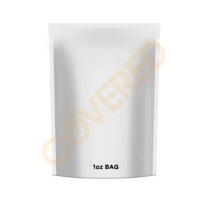 1oz White Mylar Bag (1000 Count)