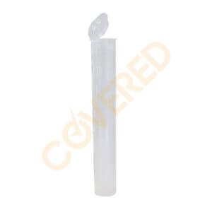 116mm Clear Pop-top Preroll Plastic Tube (1000 Count)